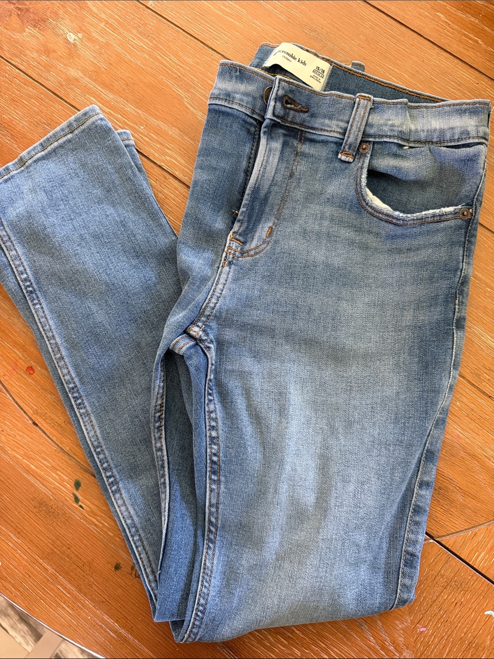 abercrombie kids Skinny Denim Jeans in Blue